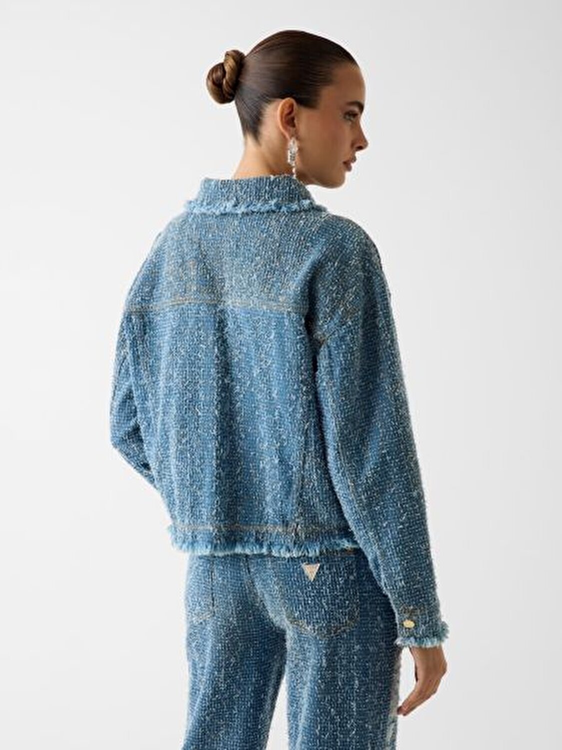 MAVİ KADIN KOT CEKET