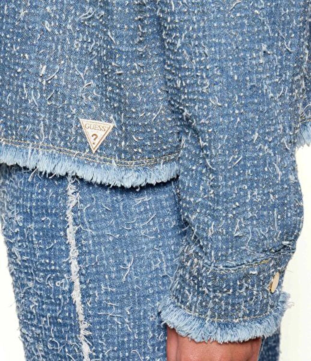 MAVİ KADIN KOT CEKET