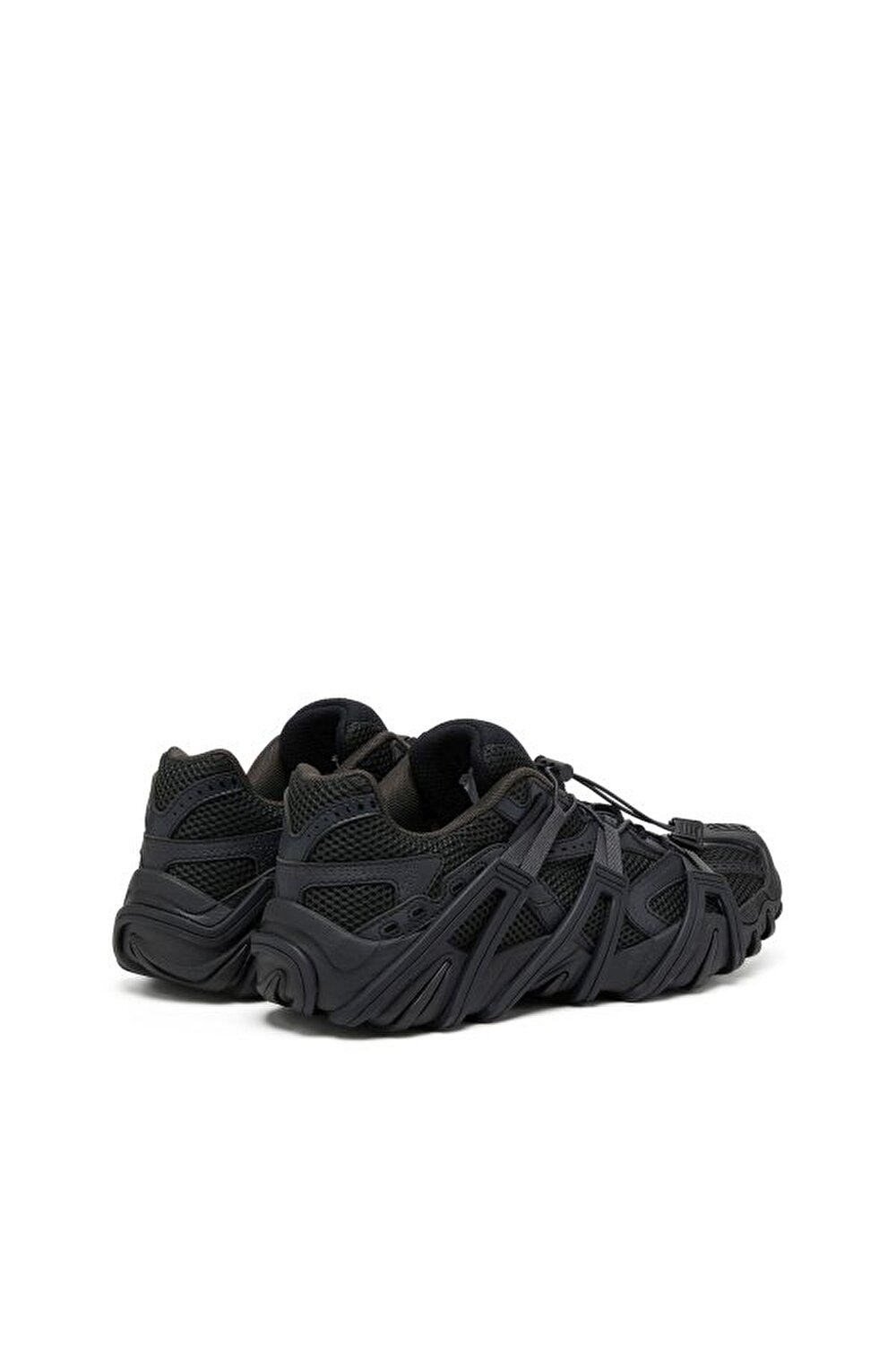 Diesel Erkek Logo Detaylı Siyah Sneaker (S-PROTOTYPE)