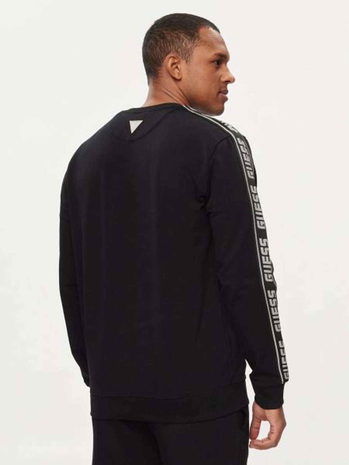 SİYAH BASKILI ERKEK SWEATSHIRT