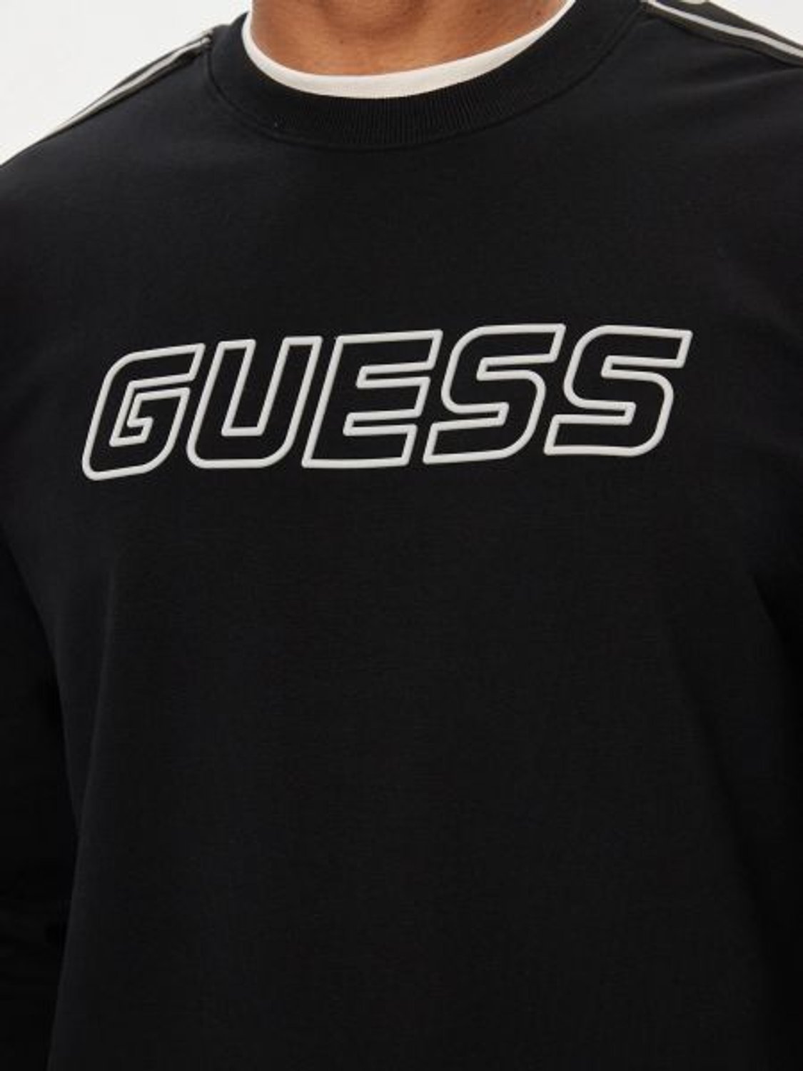 SİYAH BASKILI ERKEK SWEATSHIRT