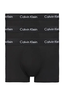 Calvin Klein Erkek 3'lü Siyah Boxer