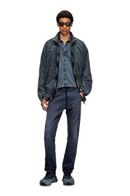 Diesel Erkek Tapered Fit Lacivert Jean (KROOLEY-E-NE)