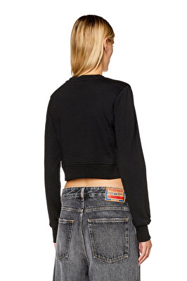 Diesel Kadın Bisiklet Yaka Siyah Sweatshirt