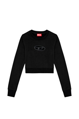 Diesel Kadın Bisiklet Yaka Siyah Sweatshirt