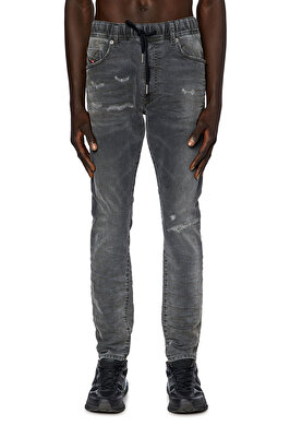 Diesel Erkek Tapered Fit Siyah Jean (E-KROOLEY JOGG)