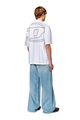 Diesel Erkek Logo Detaylı Polo Yaka Beyaz T-Shirt