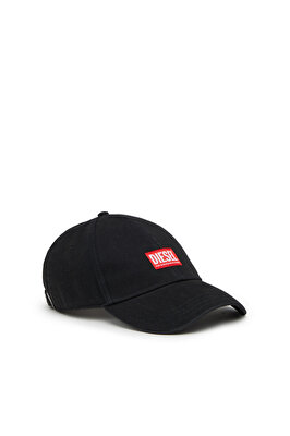 Diesel Erkek Logo Detaylı Siyah Şapka 