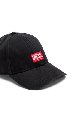 Diesel Erkek Logo Detaylı Siyah Şapka 