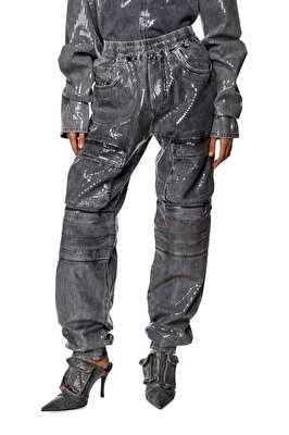 Diesel Kadın Straight Fit Antrasit Jean (D-MIRT-S)
