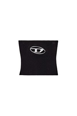 Diesel Kadın Oval-D Logo Siyah Top