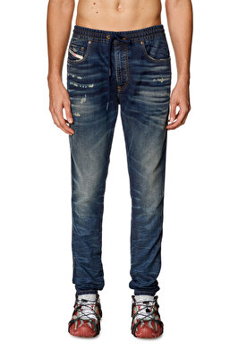 Diesel Erkek Slim Fit Mavi Jean (2060 D-STRUKT JOGG)