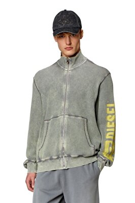 Diesel Erkek Gri Sweatshirt