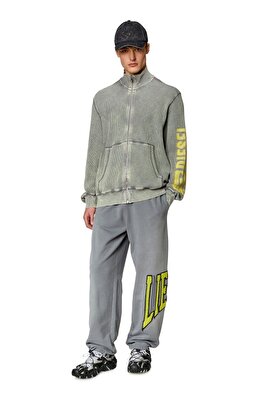 Diesel Erkek Gri Sweatshirt