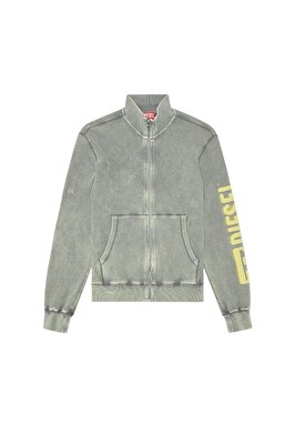 Diesel Erkek Gri Sweatshirt