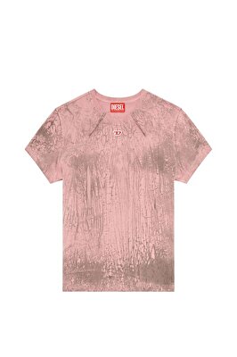 Diesel Kadın Pembe T-Shirt