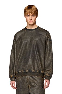 Diesel Erkek Denim Sweatshirt