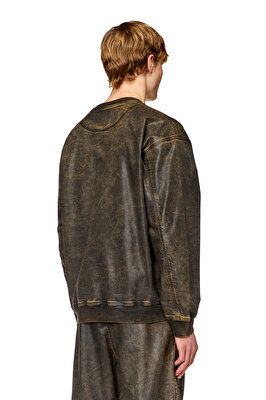Diesel Erkek Denim Sweatshirt
