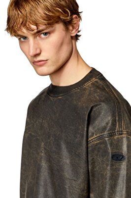 Diesel Erkek Denim Sweatshirt