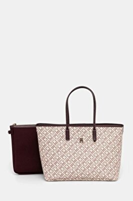 TH MONOPLAY LEATHER TOTE