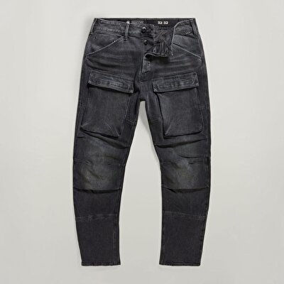 3D Regular Tapered Denim Cargo