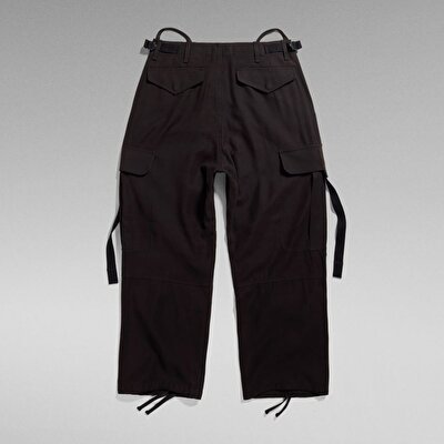 Cargo cropped drawcord pant wmn