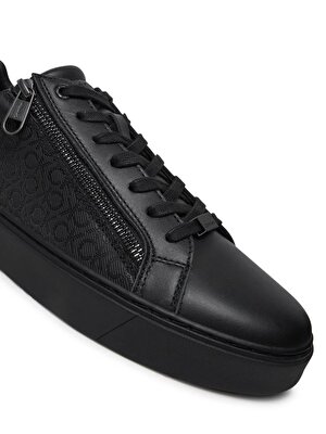 LOW TOP LACE UP W/ ZIP MONO