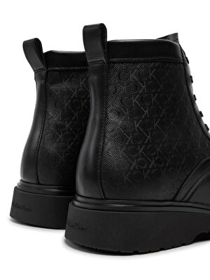 LACE UP BOOT W/ ZIP MONO