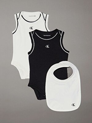 MONOGRAM SLVLS BODY BIB GIFTPACK