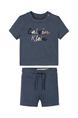 COLOUR LOGO T-SHIRT SHORTS SET