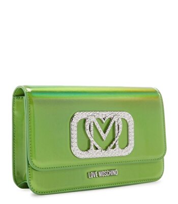 BORSA PU LAMINATO VERDE LAM.