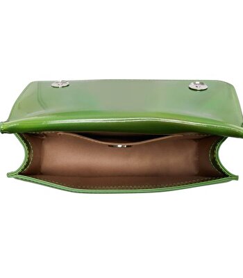 BORSA PU LAMINATO VERDE LAM.