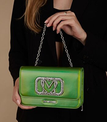 BORSA PU LAMINATO VERDE LAM.