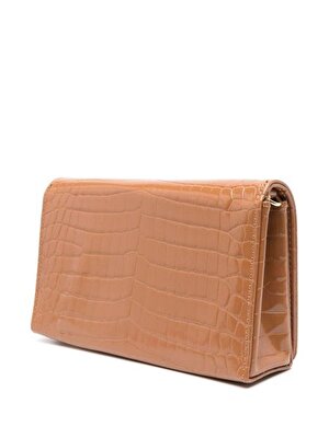 BORSA SHINY CROCO PU NOCE