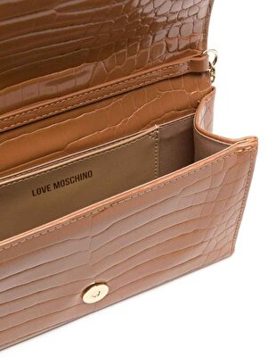 BORSA SHINY CROCO PU NOCE