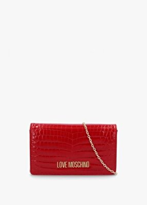 BORSA SHINY CROCO PU ROSSO