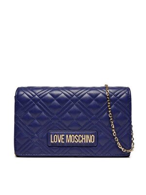 BORSA QUILTED  PU BLU