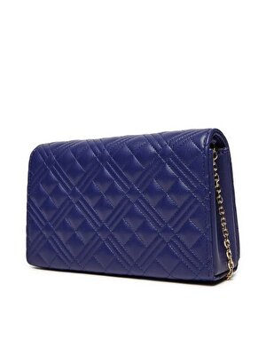 BORSA QUILTED  PU BLU