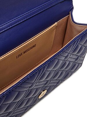 BORSA QUILTED  PU BLU
