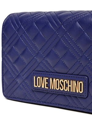 BORSA QUILTED  PU BLU