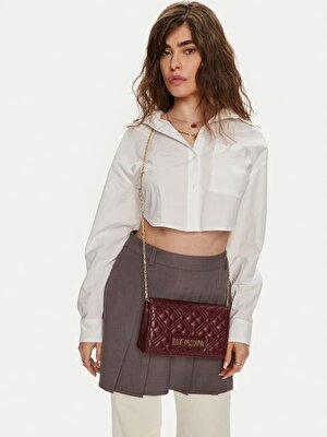 BORSA QUILTED  PU VINO