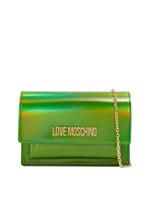 BORSA PU VERDE LAMINATO
