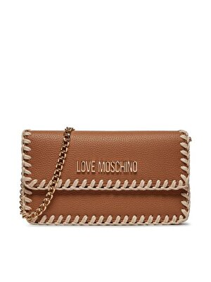 BORSA PU CAMMELLO HANDSTITCH ECRU