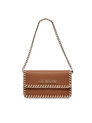 BORSA PU CAMMELLO HANDSTITCH ECRU