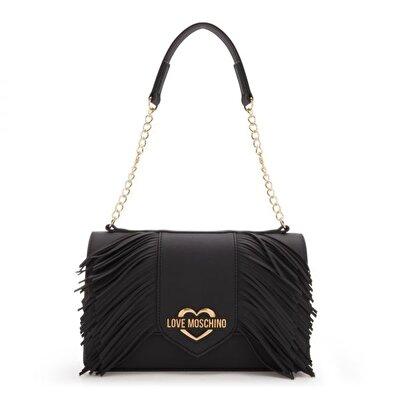 BORSA PU GRS FRANGE NERO