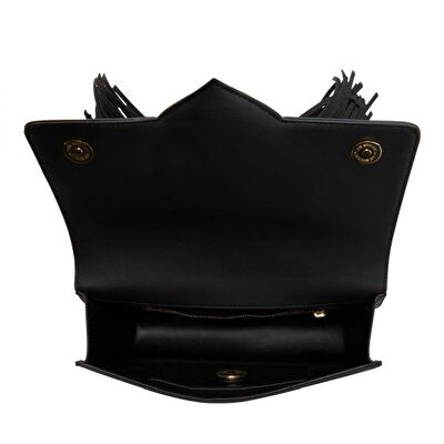 BORSA PU GRS FRANGE NERO