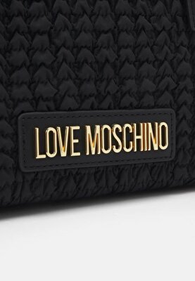 BORSA NYLON SMOCK NERO+ PU NERO