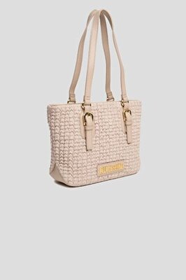 BORSA NYLON SMOCK  SABBIA+PU SABBIA