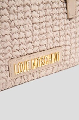 BORSA NYLON SMOCK  SABBIA+PU SABBIA