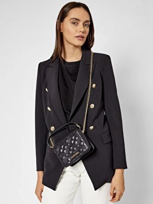BORSA QUILTED NAPPA PU  NERO
